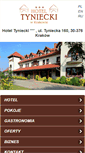 Mobile Screenshot of hoteltyniecki.pl