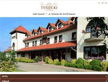 Tablet Screenshot of hoteltyniecki.pl